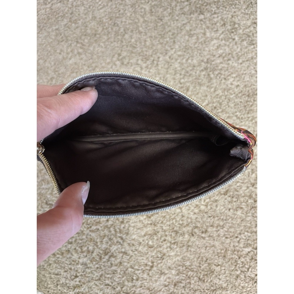 Vtg Victoria's Secret Wristlet Coin Wallet Makeup Cosmetic Bag - Picture 4 of 5